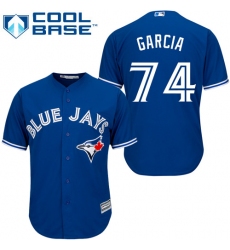 Youth Majestic Toronto Blue Jays #74 Jaime Garcia Authentic Blue Alternate MLB Jersey