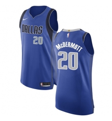 Men's Nike Dallas Mavericks #20 Doug McDermott Authentic Royal Blue Road NBA Jersey - Icon Edition