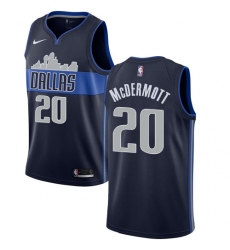Women's Nike Dallas Mavericks #20 Doug McDermott Swingman Navy Blue NBA Jersey Statement Edition