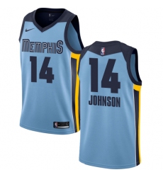 Men's Nike Memphis Grizzlies #14 Brice Johnson Swingman Light Blue NBA Jersey Statement Edition