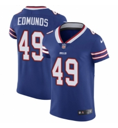Men's Nike Buffalo Bills #49 Tremaine Edmunds Royal Blue Team Color Vapor Untouchable Elite Player NFL Jersey