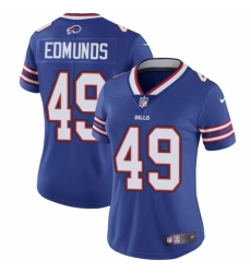 Women's Nike Buffalo Bills #49 Tremaine Edmunds Royal Blue Team Color Vapor Untouchable Elite Player NFL Jersey