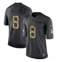 Youth Nike Baltimore Ravens #8 Lamar Jackson Limited Black 2016 Salute to Service NFL Jersey Youth Nike Baltimore Ravens #8 Lamar Jackson Limited Black 2016 Salute to Service NFL Jersey