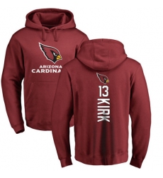 NFL Nike Arizona Cardinals #13 Christian Kirk Maroon Backer Pullover Hoodie