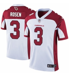Men's Nike Arizona Cardinals #3 Josh Rosen White Vapor Untouchable Limited Player NFL Jersey