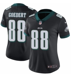 Women's Nike Philadelphia Eagles #88 Dallas Goedert Black Alternate Vapor Untouchable Limited Player NFL Jersey