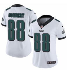 Women's Nike Philadelphia Eagles #88 Dallas Goedert White Vapor Untouchable Limited Player NFL Jersey
