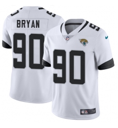 Youth Nike Jacksonville Jaguars #90 Taven Bryan White Vapor Untouchable Limited Player NFL Jersey