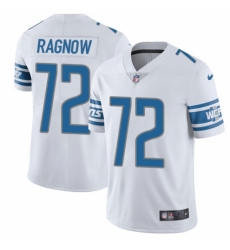 Men's Nike Detroit Lions #72 Frank Ragnow White Vapor Untouchable Limited Player NFL Jersey