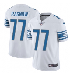 Men's Nike Detroit Lions #77 Frank Ragnow White Vapor Untouchable Limited Player NFL Jersey