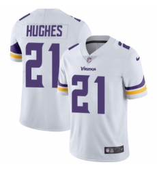 Men's Nike Minnesota Vikings #21 Mike Hughes White Vapor Untouchable Limited Player NFL Jersey