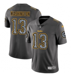Youth Nike Pittsburgh Steelers #13 James Washington Gray Static Vapor Untouchable Limited NFL Jersey