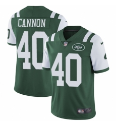 Youth Nike New York Jets #40 Trenton Cannon Green Team Color Vapor Untouchable Limited Player NFL Jersey