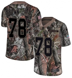Youth Nike Baltimore Ravens #78 Orlando Brown Jr. Limited Camo Salute to Service NFL Jersey