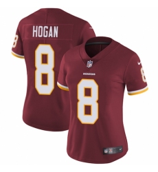 Women's Nike Washington Redskins #8 Kevin Hogan Burgundy Red Team Color Vapor Untouchable Elite Player NFL Jersey