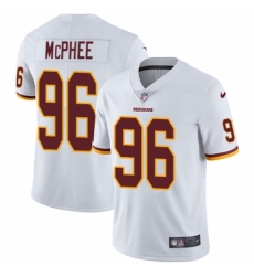 Men's Nike Washington Redskins #96 Pernell McPhee White Vapor Untouchable Limited Player NFL Jersey