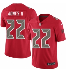 Men's Nike Tampa Bay Buccaneers #22 Ronald Jones II Elite Red Rush Vapor Untouchable NFL Jersey