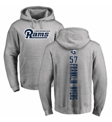 NFL Nike Los Angeles Rams #57 John Franklin-Myers Ash Backer Pullover Hoodie
