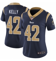 Women's Nike Los Angeles Rams #42 John Kelly Navy Blue Team Color Vapor Untouchable Limited Player NFL Jersey