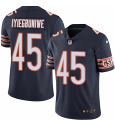 Youth Nike Chicago Bears #45 Joel Iyiegbuniwe Navy Blue Team Color Vapor Untouchable Limited Player NFL Jersey