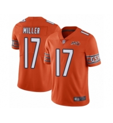 Youth Chicago Bears #17 Anthony Miller Orange Alternate 100th Season Limited Football Jersey