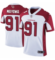 Men's Nike Arizona Cardinals #91 Benson Mayowa White Vapor Untouchable Limited Player NFL Jersey