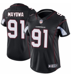 Women's Nike Arizona Cardinals #91 Benson Mayowa Black Alternate Vapor Untouchable Limited Player NFL Jersey