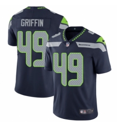 Youth Nike Seattle Seahawks #49 Shaquem Griffin Navy Blue Team Color Vapor Untouchable Limited Player NFL Jersey