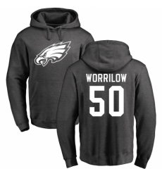 Nike Philadelphia Eagles #50 Paul Worrilow Ash One Color Pullover Hoodie