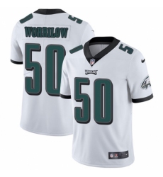 Youth Nike Philadelphia Eagles #50 Paul Worrilow White Vapor Untouchable Limited Player NFL Jersey