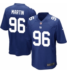 Men's Nike New York Giants #96 Kareem Martin Game Royal Blue Team Color NFL Jersey
