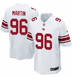 Men's Nike New York Giants #96 Kareem Martin Game White NFL Jersey