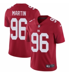 Youth Nike New York Giants #96 Kareem Martin Red Alternate Vapor Untouchable Elite Player NFL Jersey