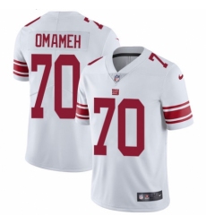 Men's Nike New York Giants #70 Patrick Omameh White Vapor Untouchable Limited Player NFL Jersey