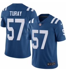 Men's Nike Indianapolis Colts #57 Kemoko Turay Royal Blue Team Color Vapor Untouchable Limited Player NFL Jersey