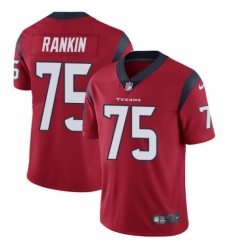 Youth Nike Houston Texans #75 Martinas Rankin Red Alternate Vapor Untouchable Limited Player NFL Jersey