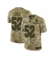 Men's Arizona Cardinals #52 Mason Cole Limited Camo 2018 Salute to Service Football Jersey