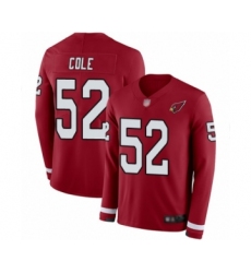 Men's Arizona Cardinals #52 Mason Cole Limited Red Therma Long Sleeve Football Jersey