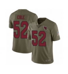 Youth Arizona Cardinals #52 Mason Cole Limited Olive 2017 Salute to Service Football Jersey