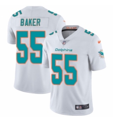 Youth Nike Miami Dolphins #55 Jerome Baker White Vapor Untouchable Limited Player NFL Jersey