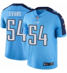 Youth Nike Tennessee Titans #54 Rashaan Evans Limited Light Blue Rush Vapor Untouchable NFL Jersey