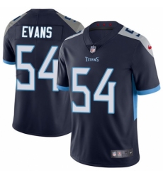 Youth Nike Tennessee Titans #54 Rashaan Evans Navy Blue Team Color Vapor Untouchable Limited Player NFL Jersey