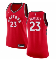 Women's Nike Toronto Raptors #23 Fred VanVleet Authentic Red NBA Jersey - Icon Edition