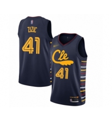 Men's Cleveland Cavaliers #41 Ante Zizic Swingman Navy Basketball Jersey - 2019 20 City Edition