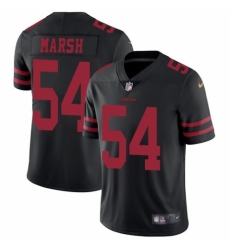 Men's Nike San Francisco 49ers #54 Cassius Marsh Black Vapor Untouchable Limited Player NFL Jersey