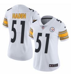 Women's Nike Pittsburgh Steelers #51 Jon Bostic White Vapor Untouchable Limited Player NFL Jersey