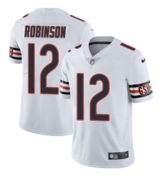 Men's Nike Chicago Bears #12 Allen Robinson White Vapor Untouchable Limited Player NFL Jersey