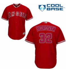 Youth Majestic Los Angeles Angels of Anaheim #32 Cam Bedrosian Replica Red Alternate Cool Base MLB Jersey