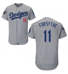 Men's Majestic Los Angeles Dodgers #13 Max Muncy Authentic Green Salute to Service 2018 World Series MLB Jersey