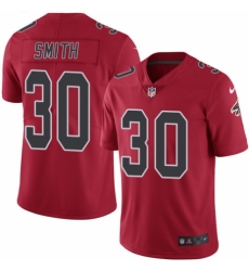 Men's Nike Atlanta Falcons #30 Ito Smith Elite Red Rush Vapor Untouchable NFL Jersey